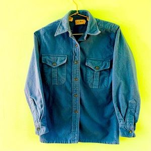 L.L. Bean Blue Button Down Shirt
